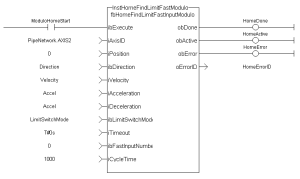 UDFB HomeFindLimitFastInputModulo: LD example